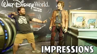 Dancing with Star Lord and Groot - Disney World Impressions