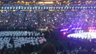 Katy Perry Super Bowl from inside stadium - Roar