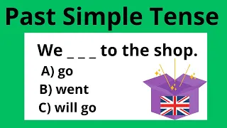 Past Simple Tense Quiz। English Grammar Test #english #englishlanguage #englishlearning #pastsimple