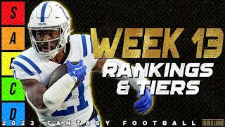 Top 36 Running Back Rankings - Week 13 Fantasy Football