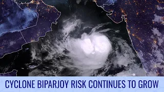 Cyclone Biparjoy rain and wind risk growing - June 10, 2023