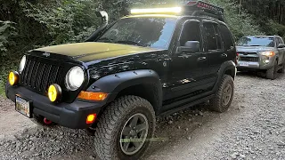 JEEP KJ LIBERTY x 4RUNNER TRD OFFROAD | MT WOODSIDE SUMMER RUN