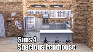 The Sims 4 | Speed Build |  Fountain View Penthouse | NO CC