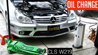 How to Change Engine Oil On A Mercedes Benz CLS W219 | MrCarMAN