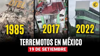 MÉXICO: 3 TERREMOTOS EL 19 de septiembre | Explicación de que ocurran sismos en una misma fecha