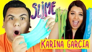 Testing Karina Garcia Slime Recipes!!! HOW TO MAKE SLIME WITHOUT BORAX!!!