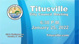 City Council Meeting — 01/25/2022 - 6:30 p.m.