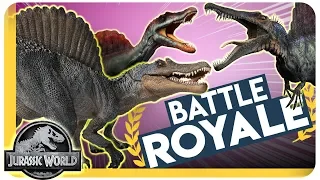 ULTIMATE SPINOSAURUS BATTLE ROYALE - Jurassic World Evolution Gameplay