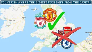 7 Countries Where The Most Successful Club Isn't in the Capital