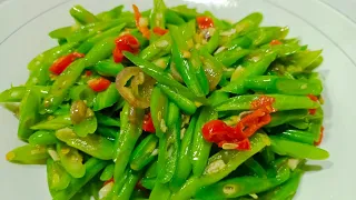 cuma buncis tapi bisa seenak ini | Resep tumis buncis | tumis buncis pedas | green Beans recipe