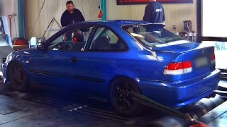 Honda Civic vtec Dyno Run Sound