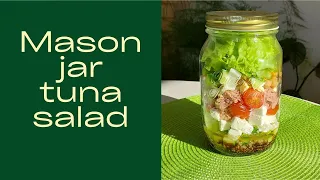 Easiest mason jar tuna salad