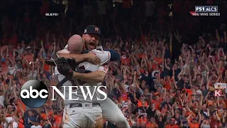 Houston Astros defeat the New York Yankees to win a spot in the 2017 World Series