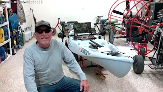 DIY Trolling Motor Electric e-Kayak with Rudder Installation