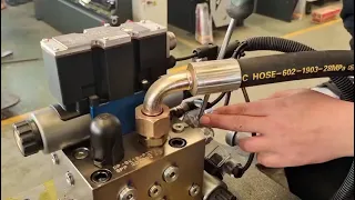 How to disassemble SPB Cnc Press Brake Servo Hydraulic valve