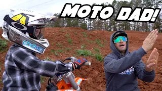 CHAD REED LEARNING HOW TO TEACH HIS KIDS MOTOCROSS