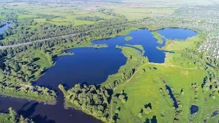 Коптер не соврет: река Сок, Сокский залив, трасса М-5 и Старосемейкино невероятно выглядят с высоты.