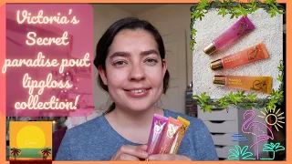 Victoria's Secret paradise pout lip gloss collection 2024: lip swatches and first impressions