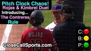 Pitch Clock Chaos in Philly as Rojas & Kimbrel Try to Get Eachother to Violate - The Contreras Rule!