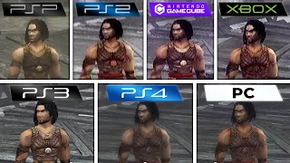 Prince of Persia Warrior Within (2004) PSP vs PS2 vs GameCube vs XBOX vs PS3 vs PS4 vs PC