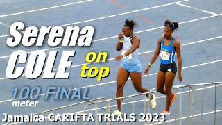 Serena COLE Vs Alana REID Vs Alexis JAMES | Tia CLAYTON Pulls UP | Jamaica Carifta Trials 2023