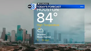 Warmer temperatures arrive before a cold front brings a pattern change