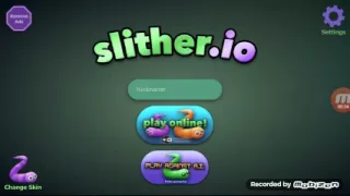 Slither.io(первая смерть)&snake.io