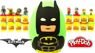 Ovo Surpresa Gigante do Lego Batman em Português Brasil de Massinha Play Doh