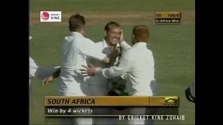 South Africa famous Test Victory against India at Mumbai 2000 | Shaun Pollock 2/43 & 4/24