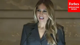 BREAKING NEWS: Melania Trump Discusses Life Story At Naturalization Ceremony At National Archives