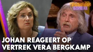 Johan reageert op vertrek Vera Bergkamp als Tweede Kamervoorzitter | VANDAAG INSIDE