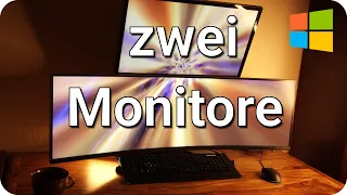 Zwei Bildschirme einrichten, Mehrere Monitore an einem PC anschließen