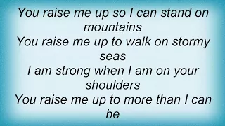 Sissel - You Raise Me Up Lyrics