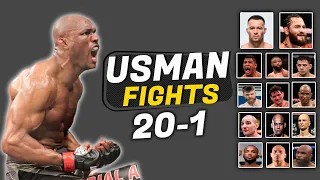 Kamaru Usman Streak 20-1 Tribute By TopNewsage