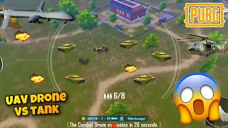 UAV DRONE VS TANK M202 1v4 PAYLOAD MODE PUBG lI BGMI 🔥