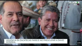 Al estilo Enrique Alfaro, David Monreal se divertía mientras el CJNG azota a Zacatecas
