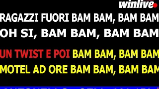 Bam Bam Twist Achille Lauro Ft. Gow Tribe KARAOKE