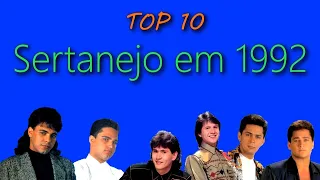 As músicas mais tocadas no sertanejo em 1992 (Top 10)