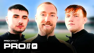 CHRISTIAN ERIKSEN TAKES ON ANGRY GINGE AND DANNY AARONS 🇩🇰😂 | PRO VS PRO:DIRECT with ERIKSEN