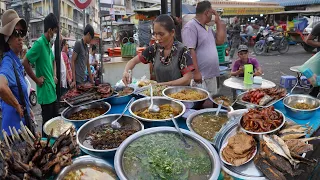 Amazing Site Selling Various Fast & Cheap Soup - Mom & Son Make Fast Food Selling On The Street