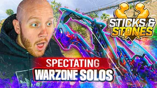 STICKS AND STONES LOBBY… BUT IN WARZONE (SPECTATING SOLOS)