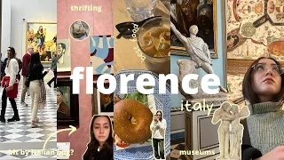 florence, italy vlog 🍂| thrifting, museums, best food. europe diaries