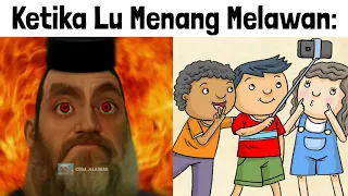 Ketika Lu Menang Melawan......(Mr Incredible Becoming Halal Meme)
