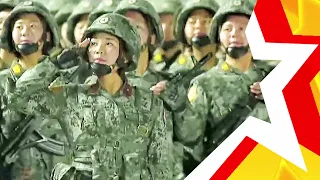 북한의 여성 군대 조선 노동당 75 주년을 맞이하는 2020 북한 군사 행진 | WOMEN'S TROOPS OF NORTH KOREA |ЖЕНСКИЕ ВОЙСКА КНДР