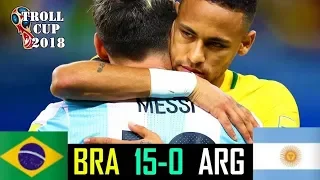 Brazil vs Argentina 15-0 | All Goals & Extended Highlights RÉSUMÉ & GOLES ( Last Matches )