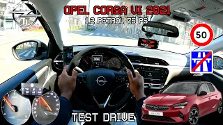 2021 Opel Corsa F 1.2 POV Test Drive 4K