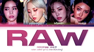 How would MAMAMOO sing 'RAW' | Original by Solar | Jeanan_K