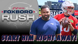 When is the Right Time to Pull the Trigger on Drake Maye? Is it Right Now? || Foxboro Rush Ep. 10