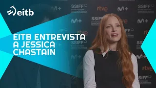 Jessica Chastain, entrevistada en EITB: ''Ha sido bonito volver y ver a la gente sin mascarilla''