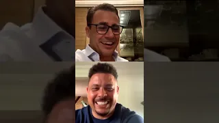 Fabio Cannavaro e Ronaldo il Fenomeno in diretta su Instagram